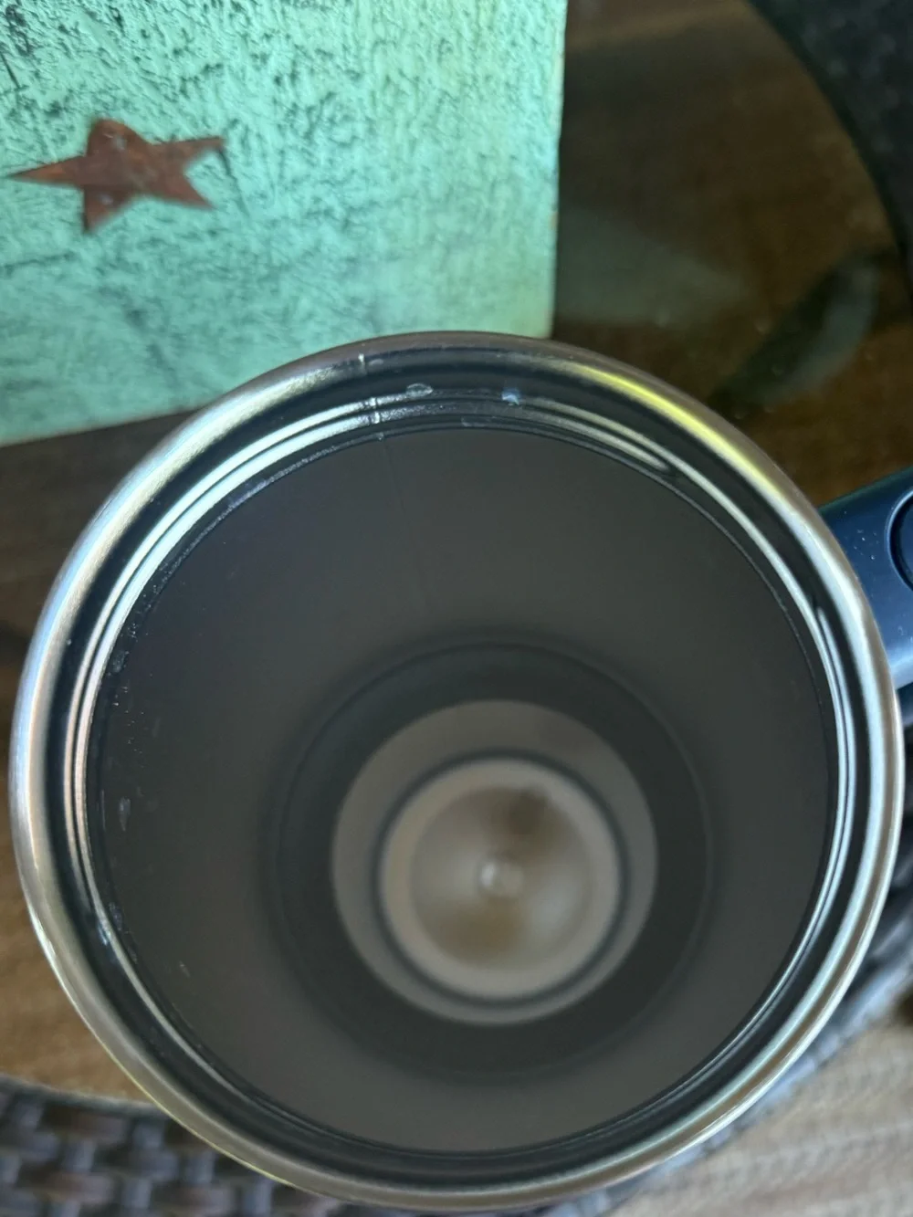 Stanley Blue Travel Tumbler 40 ounce with Handle and Straw - Picture 4 of 4